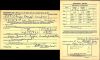 Elmer Forest Denbow Draft Registration Card