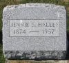 Jennie Skidmore Halley Tombstone