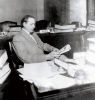 Afi at his desk in the legisla