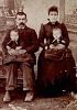 William Nary Taylor and wife, Sarah Jane Denbow (holding Harry & Clara)